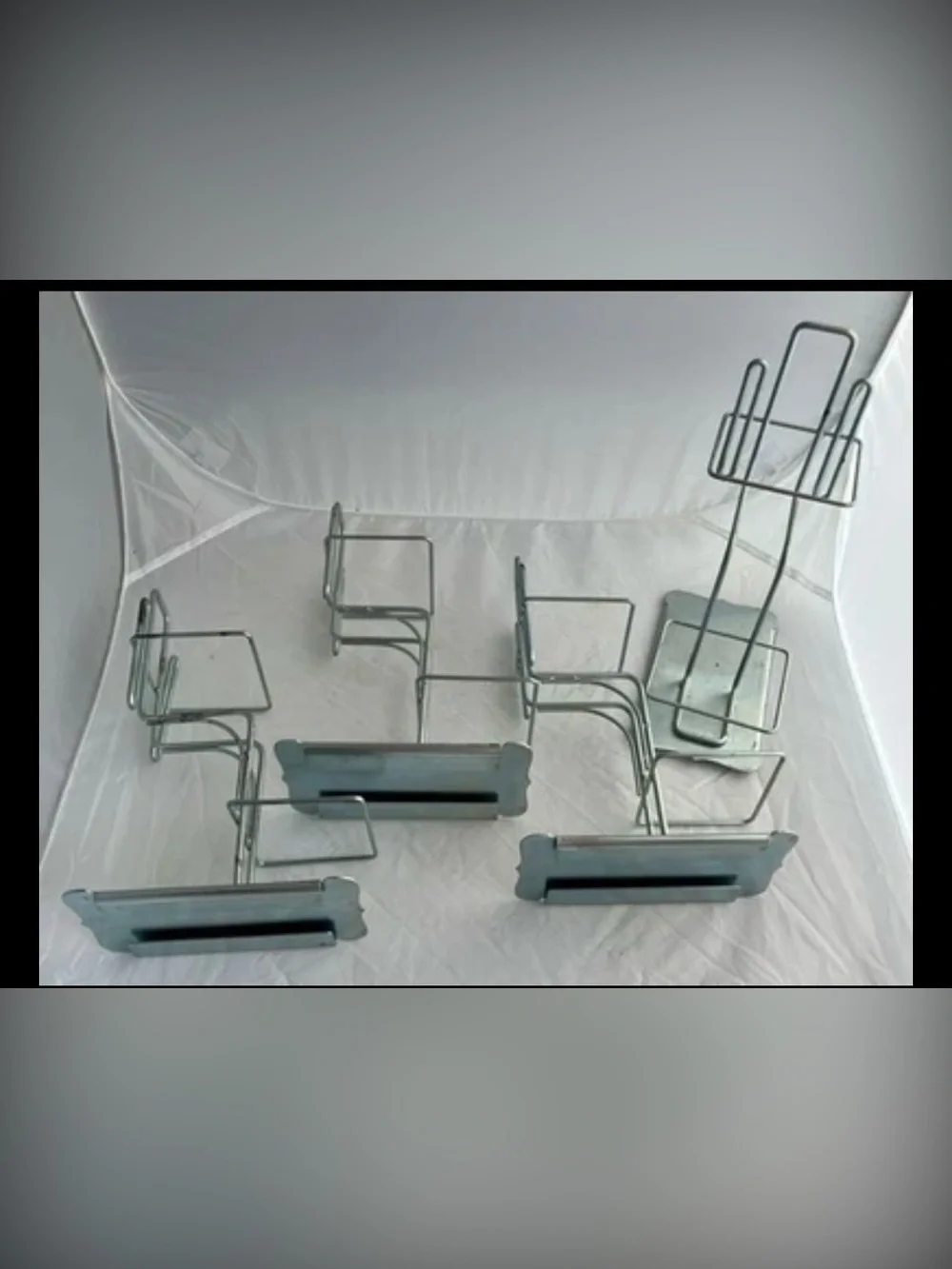 Coffee Syrup Rack Coffee Bar Coffee Syrup Holder Set Of 4, Holds 8 Bottles